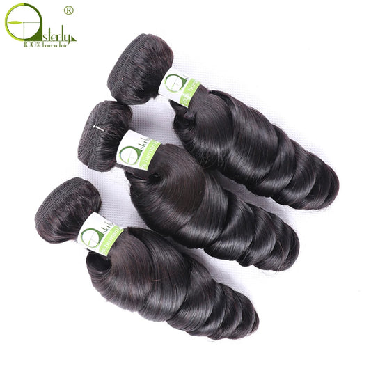 Brazilian Loose Wave Bundles 100% Human Hair Bundles 1 PC 8-28inch Remy Hair Weave Extension 3 Or 4 Bundles