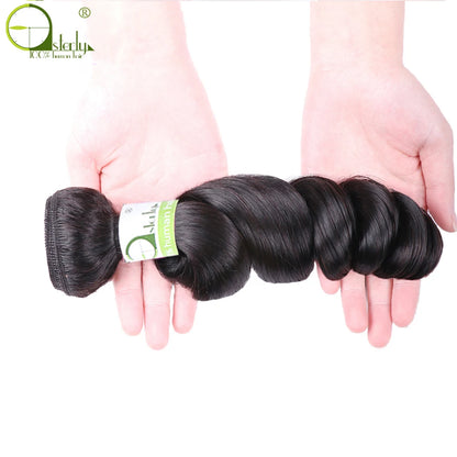Brazilian Loose Wave Bundles 100% Human Hair Bundles 1 PC 8-28inch Remy Hair Weave Extension 3 Or 4 Bundles