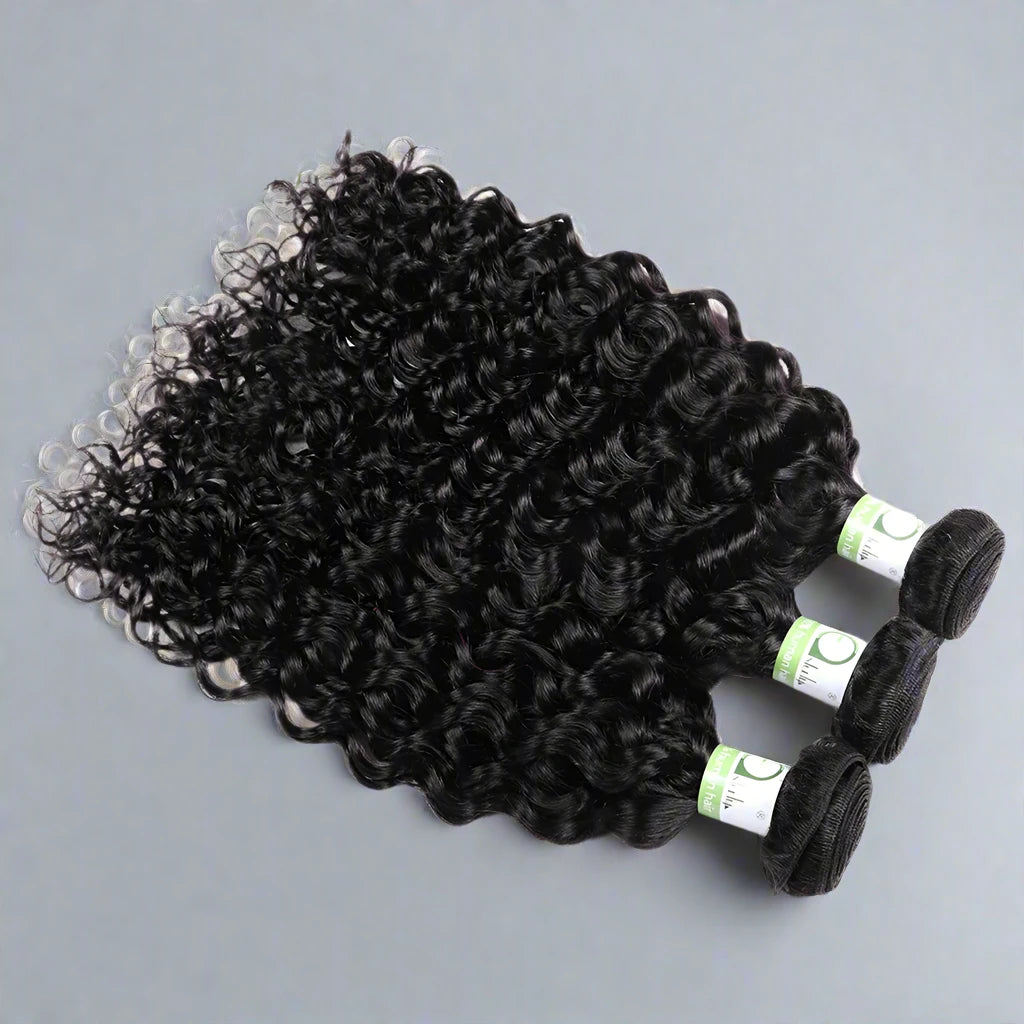 Water Wave Bundles Human hair Brazilian Hair Weave Bundles Remy Hair Extension 1/3/4 Bundles For Black Women