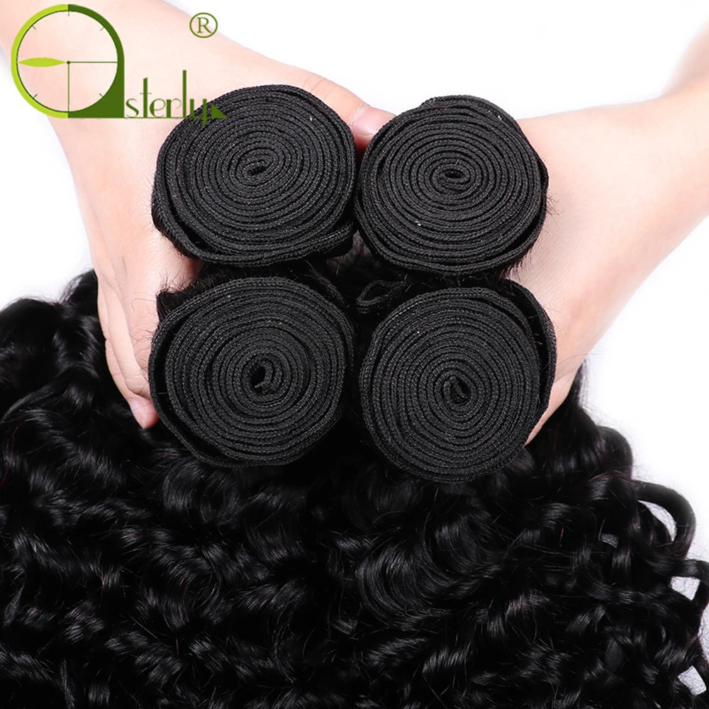 Water Wave Bundles Human hair Brazilian Hair Weave Bundles Remy Hair Extension 1/3/4 Bundles For Black Women